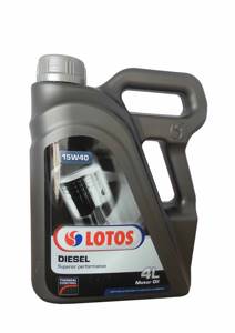 Моторное масло LOTOS Diesel SAE 15w40, 4л